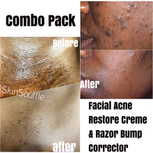 Load image into Gallery viewer, Tea Tree Facial Acne Creme & Razor Bump Corrector Combo