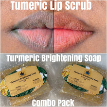 Load image into Gallery viewer, Turmeric Brightening Scrub & Soap Combo