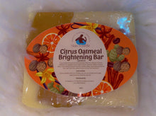 Load image into Gallery viewer, Citrus Oatmeal Brightening Soap Bar