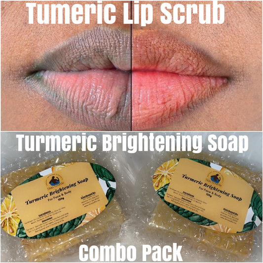 Turmeric Brightening Scrub & Soap Combo