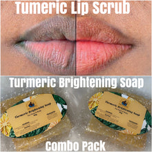Load image into Gallery viewer, Turmeric Brightening Scrub &amp; Soap Combo
